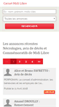 Mobile Screenshot of carnet.midilibre.fr