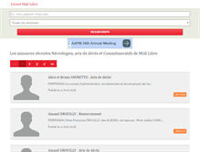 Tablet Screenshot of carnet.midilibre.fr